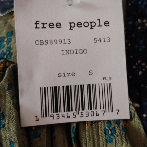 1 LEFT! Free People So Smocking Cute Across The Sea Strapless Patchwork Tunic - Picture 7 of 7